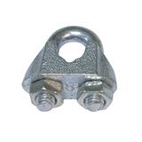 Amig - Set van 2 kabelklemmen type beugel Mod.30100 van verzinkt staal