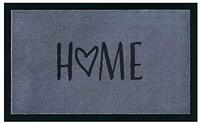 Hanse Home Deurmat deurmat deurmat vuilvanger entreetapijt binnen en buiten belettering anti-slip verschillende motieven 45x75 cm, kleur: Home grijs