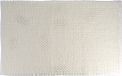 Tendance Badmat microfiber - bolletjes - wit - 50 x 80 cm