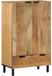 vidaXL Hoge kast 60x33x100 cm massief mango bruin
