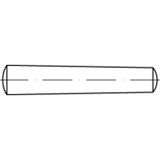 TOOLCRAFT TO-5393775 Conische pen 3 mm Staal 100 stuk(s)