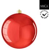 Mica Decorations Kerstbal Onbreekbaar 25 cm Glanzend Rood