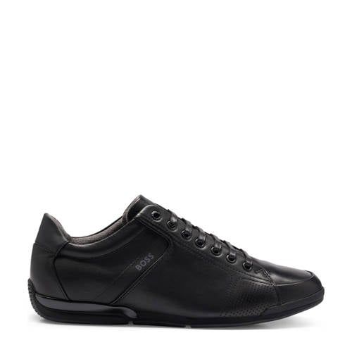 BOSS Saturn Leather Sneakers - Black