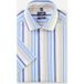 OLYMP Luxor Modern Fit Chemise Manches Courtes Bleu