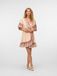 VERO MODA Jurk 'VMAlia' sand / antraciet / rood