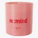 Ipuro WE ARE: re:mind kaars Cylinder Rood 140g