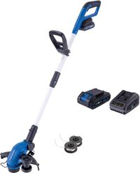 Scheppach Tondeuse sur batterie C-LT300-X - 20V - Largeur de coupe : 300mm - incluant 2 bobines de fil, batterie 2.0 Ah & chargeur
