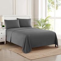 1800 Draadtelling 21 "DEEP ZAK Sheet Set - Zachte Egyptische kwaliteit geborsteld microfiber luxe beddengoed set met plat, gemonteerd, 2 kussenslopen