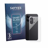 Savvies 3 Stuks Screenprotector - Geschikt voor Xiaomi Poco X8 Pro Max (Achterkant) - Transparant