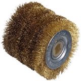 Fartools Staalborstel - 0,3 mm Messingdraad - Ø60 mm