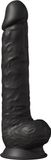 SILEXD - Realistische XXL Dildo - 38 x 7 cm - Zwart
