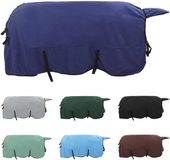 vidaXL Paardendeken - Marineblauw - 125 cm - Polyester