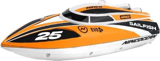 Ninco RC Nincocean Sailfish Boot - Orange/Black - 24x9x8 cm