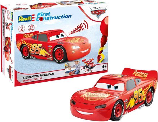 Revell 00920 Lightning McQueen Disney Cars - Light & Sound - First Construction Plastic Modelbouwpakket