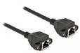DeLOCK 87009 câble réseau 1 m Cat6a S/FTP Noir