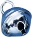 RAYHER 4-delige decoratieve metalen klokken, platina, 12,6 x 8 x 3,1 cm