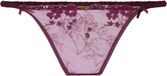 Hunkemöller Hoog uitgesneden string Peonie Paars