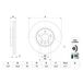 Bosch Lot De 2 Disques De Frein 0 986 479 F04 Vw 2h6 615 301