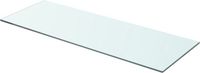 vidaXL Wandschap Transparant Glas 70x25 cm