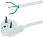 VB Extend Besli Import en Export B.V. VB Extend PVC Aansluitsnoer met Randaarde - 3x1mm² - VML H05VV-F - 3m - Wit