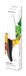 Kyocera FK-140-WH BK Santoku-mes, zwart handvat, wit keramisch lemmet, 14 cm