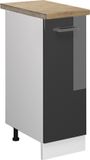Vicco R-Line Apotheekkast – 30 cm, WB Eik Antraciet Hoogglans