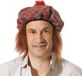 Bristol Novelty Ltd Bristol Novelty Unisex Adults Scots Tartan Hat And Hair (Multicoloured)