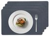 Omgoods - Set van 4 Dubbelzijdige Placements van Polyurethanleer