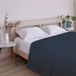 ECOMMERC3 Extra zacht en comfortabel laken voor bedden van 160 cm, marineblauw, gemaakt in Spanje, ademend, onderhoudsvriendelijk