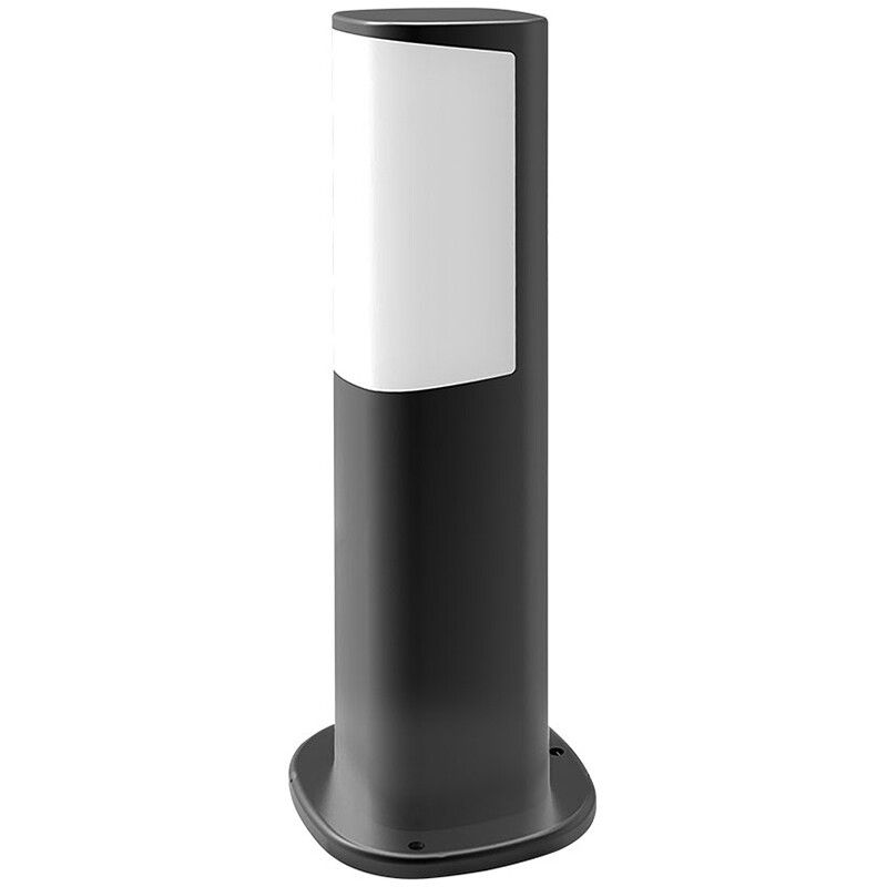 BES LED Brinton Tarin - Staande Buitenlamp - 7W - Warm Wit - Rond - Antraciet - 30cm