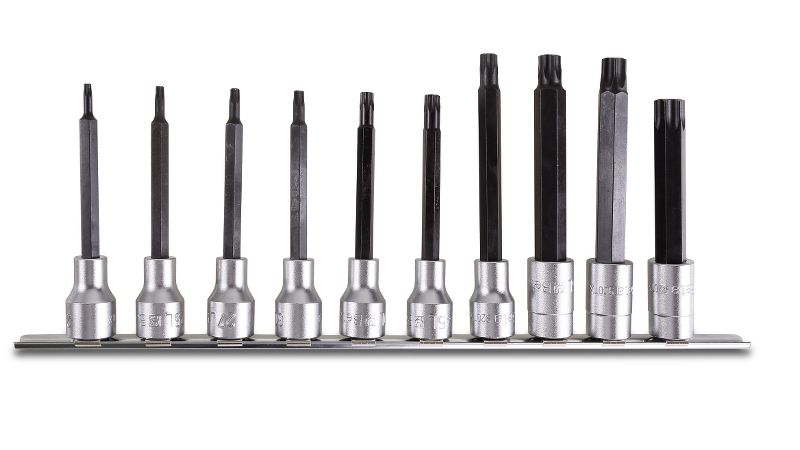 Beta 10-delige Torx dopsleutelset 1/2" lange uitvoering