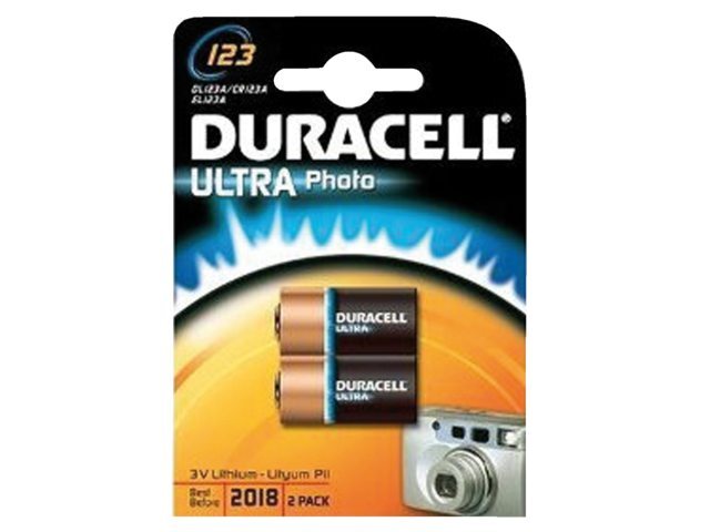 Duracell Batterij Ultra 2x123 lithium