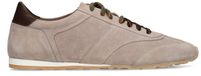 Manfield - Heren - Grijze suède sneakers met dubbele veters - Maat 43