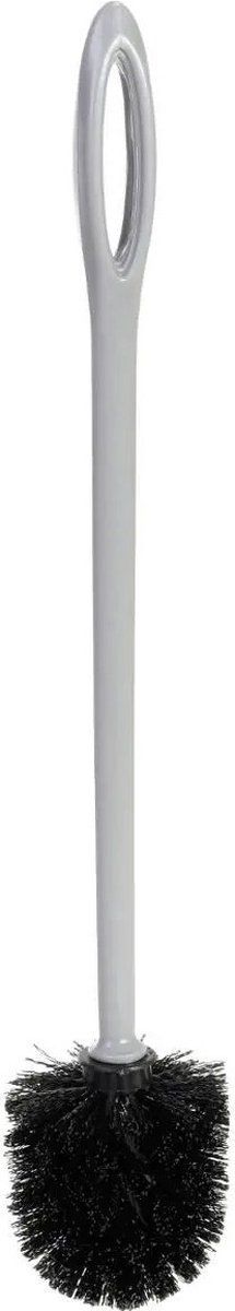5five WC-/toiletborstel grijs kunststof 46 cm