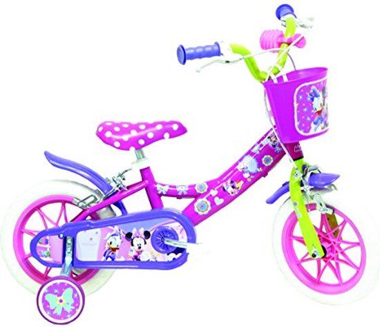 Minnie Mouse Fiets 12 Inch Kinderen Unisex Multi Colour Aluminium Stadsfiets
