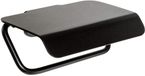 Tatay Onyx toiletrolhouder met deksel, matzwart aluminium, dubbel bevestigingssysteem, 12 x 5 x 10 cm