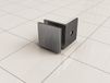 Wiesbaden Less Glaskoppelingset voor Profielloze Inloopdouche - Gunmetal - 2 Stuks
