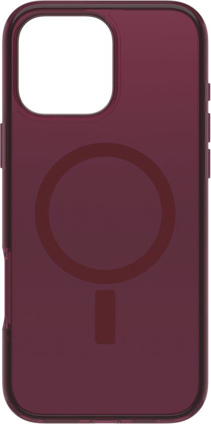 OtterBox Symmetry Series Clear MagSafe voor Apple iPhone 16 Pro Max, Rood