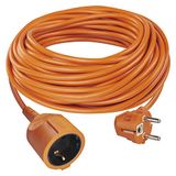 EMOS Verlengkabel 30 m Schuko, stroomverlenging voor binnen IP20, H05VV-F3G 1,5 mm2, kinderbeveiliging