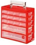 NeoLab 8-1208 - Kunststof magazijn met draaggreep - 15 vakken