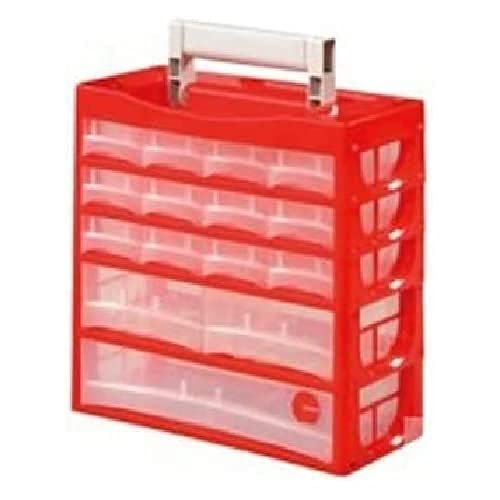 NeoLab 8-1208 - Kunststof magazijn met draaggreep - 15 vakken
