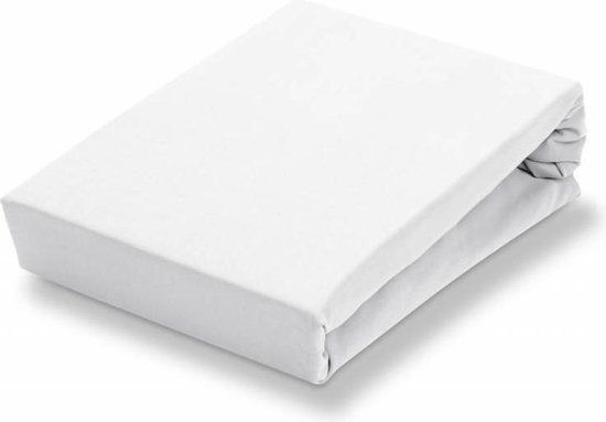 Vandyck Jersey Supreme Hoeslaken - Lits-jumeaux - 140x200 cm - Wit