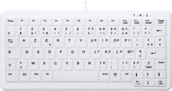 Contour Design Active Key AK-C4110 Medisch Toetsenbord USB AZERTY Frans Wit