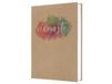 SIGEL Notitieboek Jolie Pure A5 kraft Pure Namaste lijn hardcover 192 pagina's 100 grams bruin