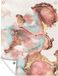 Poster de jardin - Pastel - Abstrait - Encre - Chic - Or - 60x80 cm - Extérieur