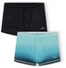 Minoti Zwembroek Kind 2-Pack Jongens Zwart/Blauw UPF 50+ Sneldrogend