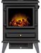 Chauffage électrique, noir, avec simulation de flamme LED, 0,9–1,8 kW