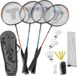 Vinz Badminton set & net - 4 personen