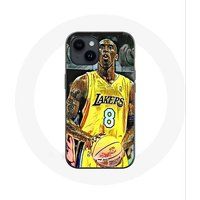 Maniacase Etui voor iPhone 14 Kobe Bryant Dunk Lakers 8 NBA Black
