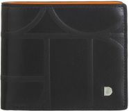 DuDu Up! Portemonnee RFID-bescherming Leer 10.5 cm - Jongens - Horizontaal - black-orange